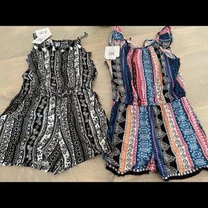 Girls Rompers Brand new with tags from Kohl’s